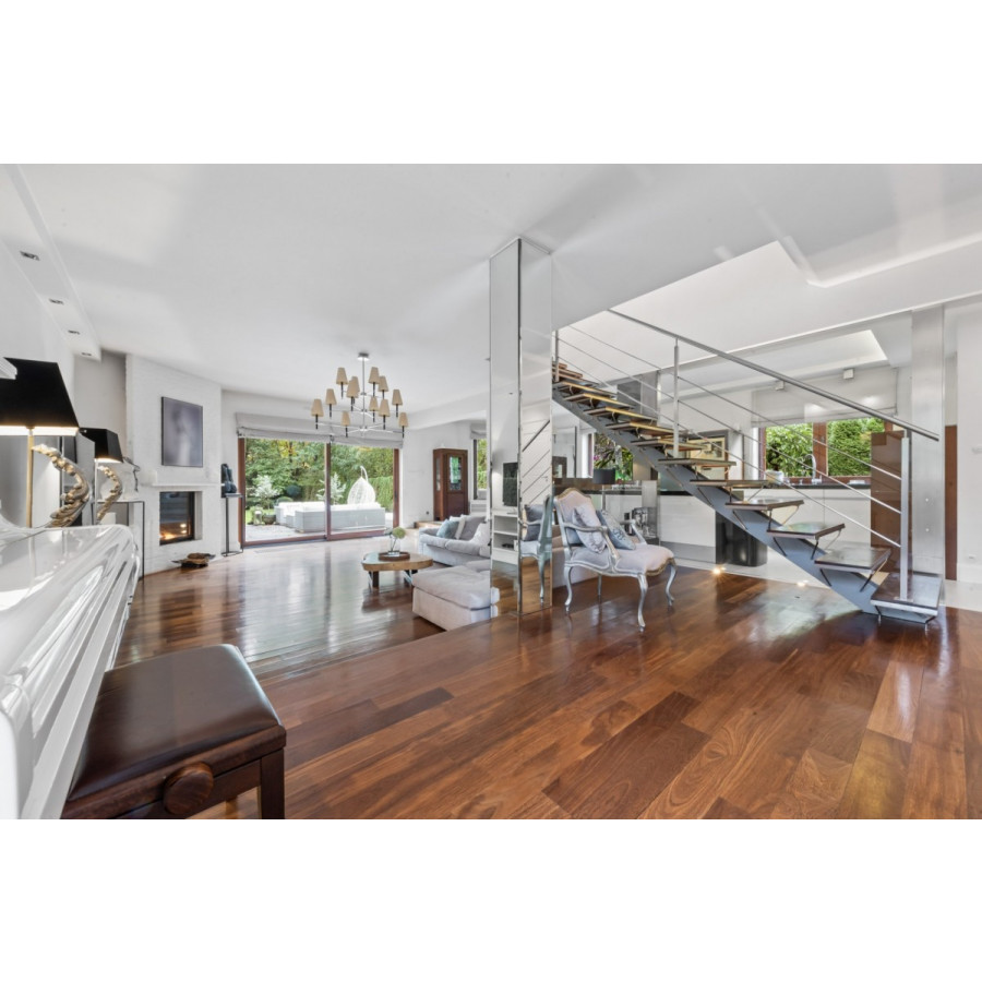 mazowieckie, Warszawa, Ursyn&oacute;w Kabaty, Trakt Leśny, Dom na skraju Lasu Kabackiego