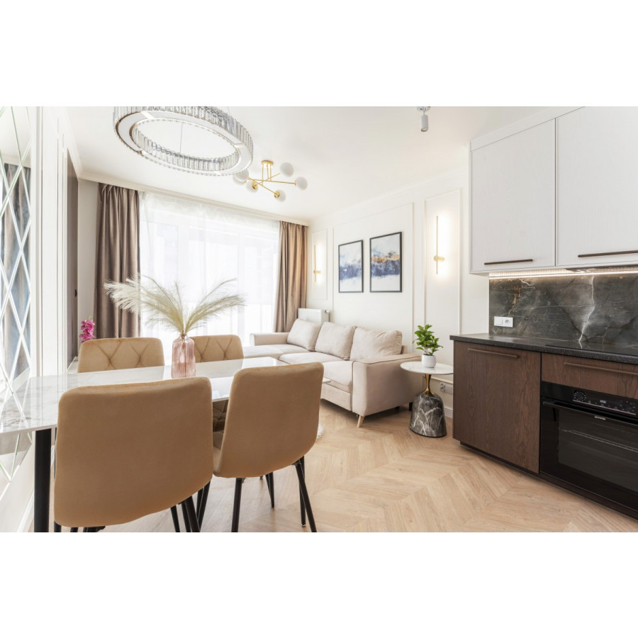 mazowieckie, powiat Warszawa, Warszawa, Edwarda Habicha, 3-pokojowe mieszkanie, nowe, wykończone, 2 balkony