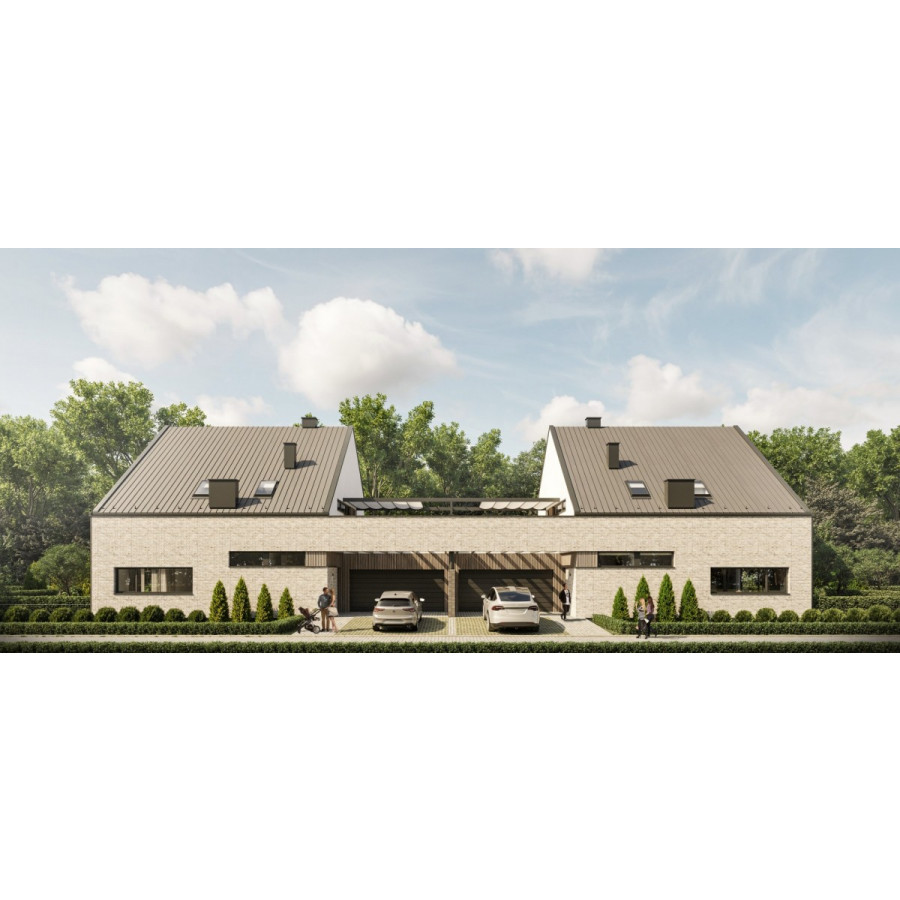 mazowieckie, Warszawa, Wilan&oacute;w Kępa Zawadowska, Bruzdowa, Dom w zabudowie bliźniaczej Wilan&oacute;w Zawady