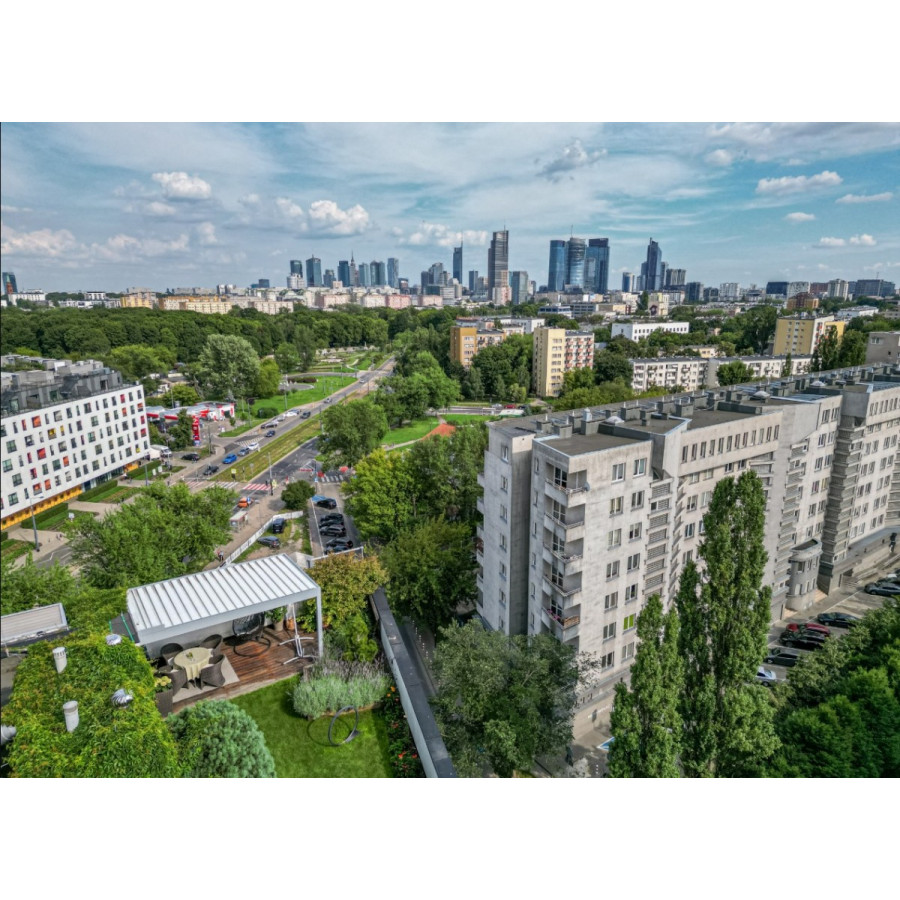 mazowieckie, Warszawa, Wola, Banderii, Penthouse na Woli ze zjawiskowym ogrodem na dachu