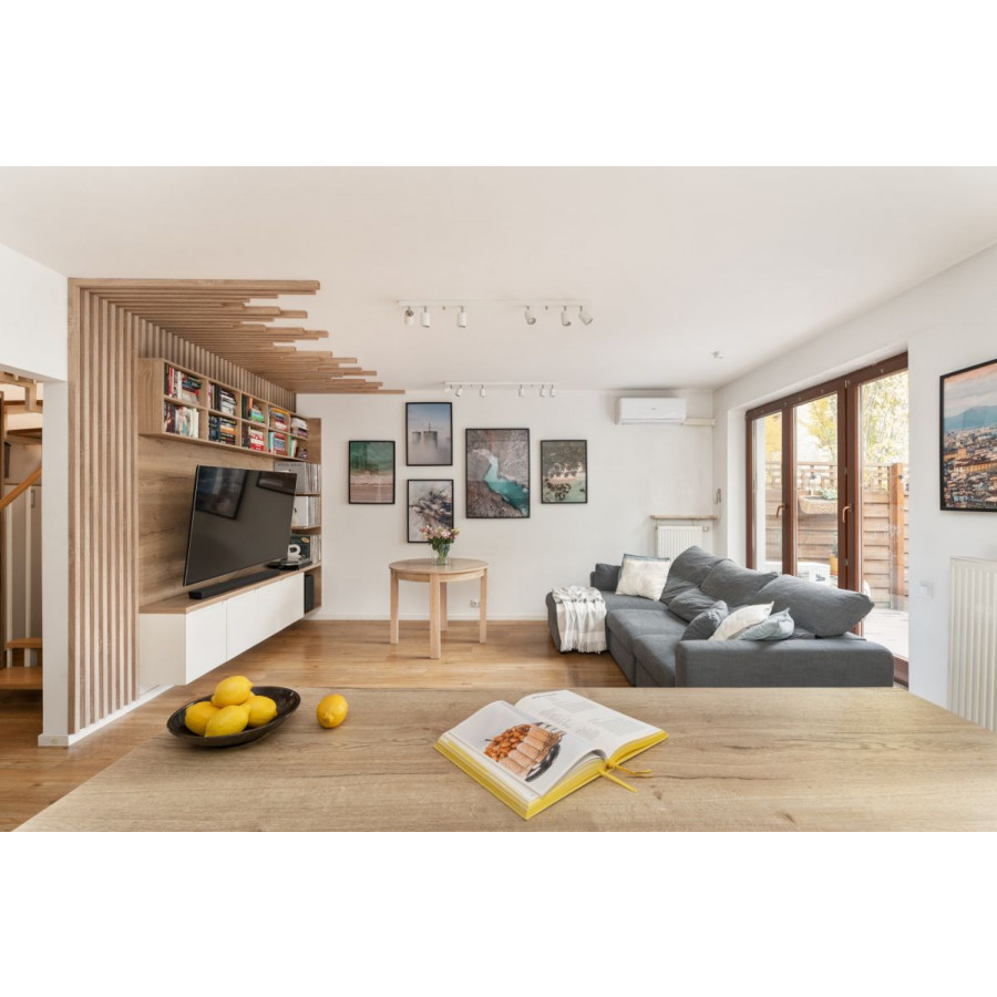 mazowieckie, Warszawa, Wilan&oacute;w Zawady, Syta, Przytulne, dwupoziomowe mieszkanie z ogr&oacute;dkiem